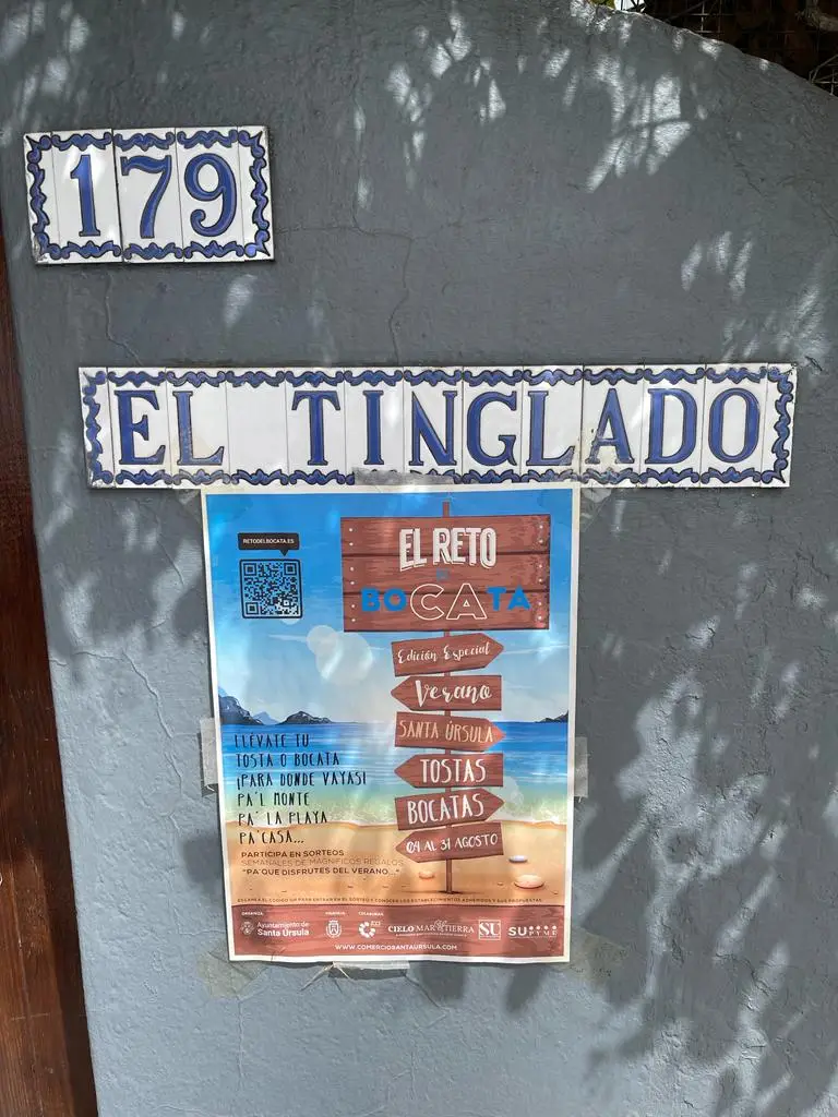 Eingangsschild von El Tinglado