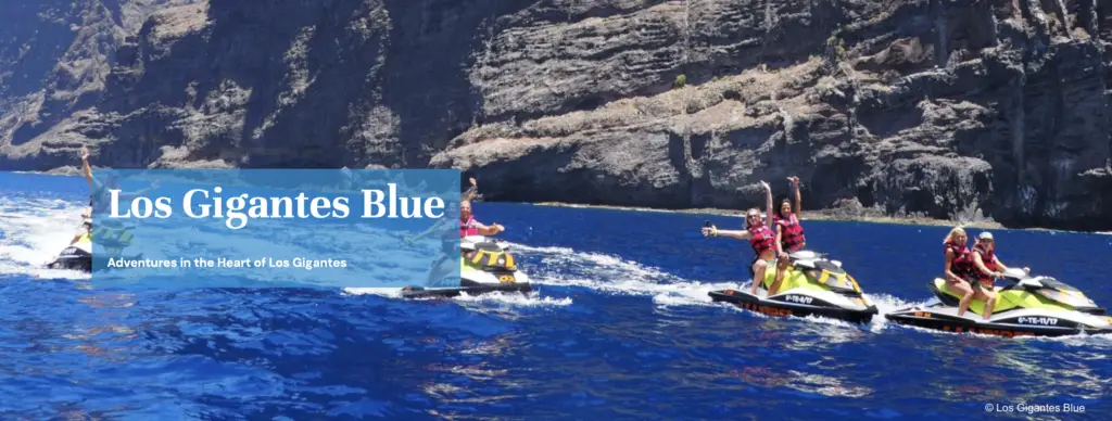 Los Gigantes Blue Jetski Boottour Kajak Snorcheln